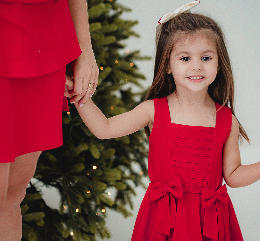 VESTIDO BALONE VERMELHO NATAL