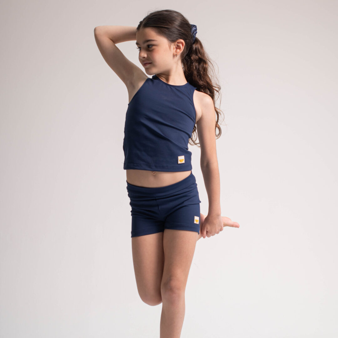 SHORT GYM MARINHO KIDS COLLAB AMIS